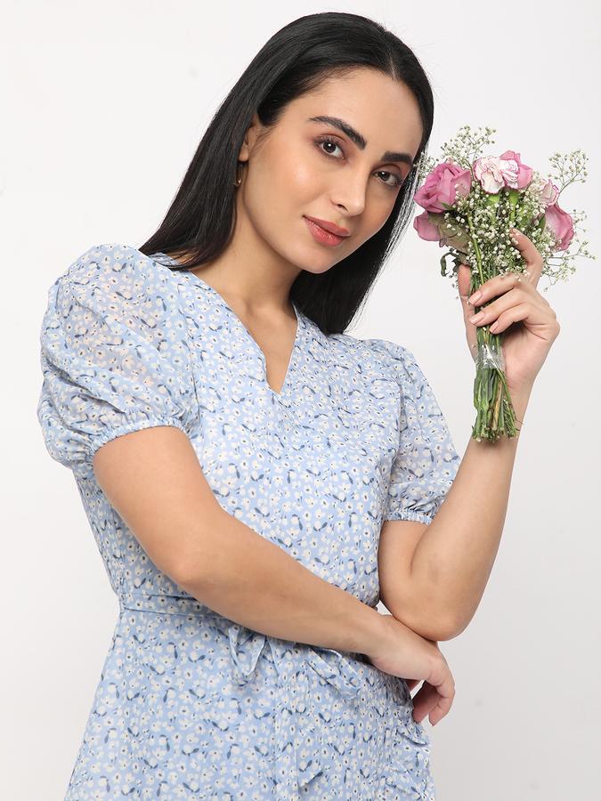 Boho Floral Midi Dress
